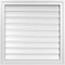 Ekena Millwork Vertical Surface Mount PVC Gable Vent: Functional, w/ 2"W x 1-1/2"P Brickmould Frame, 28"W x 28"H GVPVE28X2802SF - alternate 1